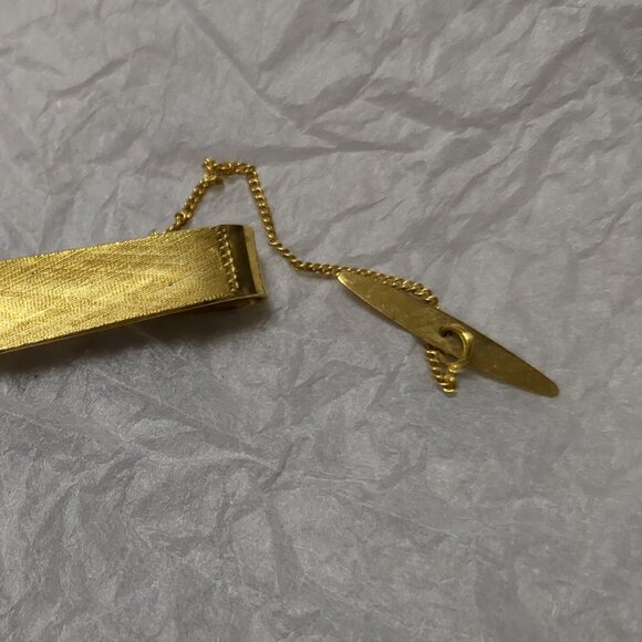 Vintage Gold-Tone Tie Clip - Picture 4 of 5
